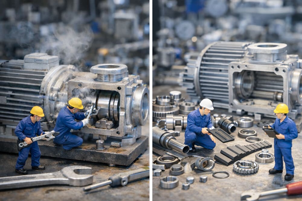 修理とオーバーホールの違い